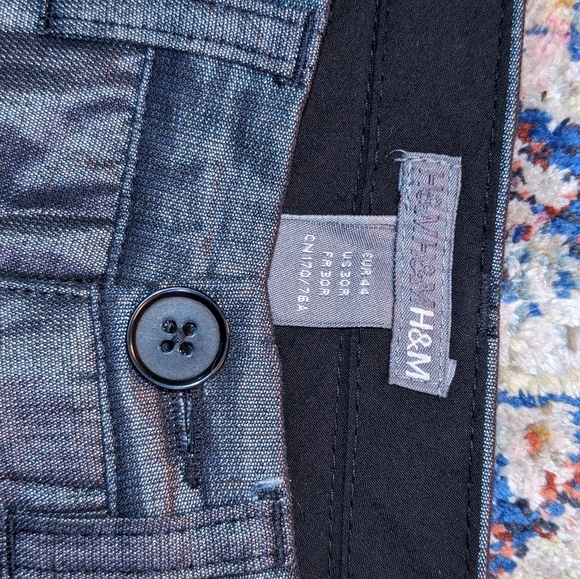 Silver Dress Pants - Picture 3 of 4